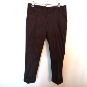 Cherokee Cotton Sateen Cropped Pants